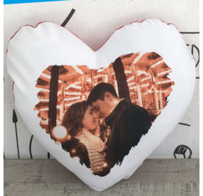 CUSCINO CUORE PERSONALIZZATO