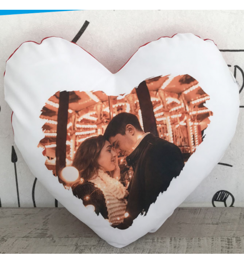 CUSCINO CUORE PERSONALIZZATO