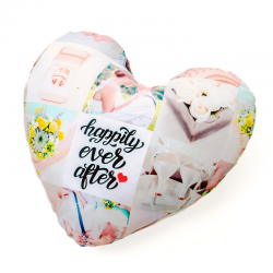 Cuscino cuore personalizzato - GadgetFollia - idee regalo personalizzabili