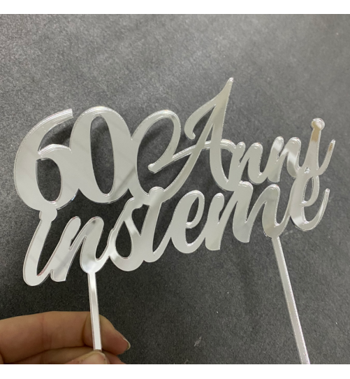 CAKE TOPPER PLEXIGLASS