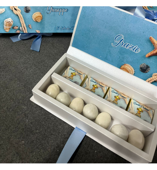 COFANETTO GRANDE CONFETTI E CIOCCOLATINI