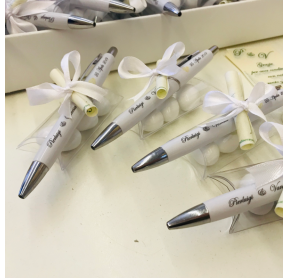 PENNE SEGNAPOSTO CON CONFETTI (ASTUCCIO PVC)