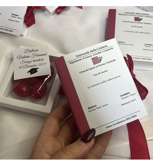 COFANETTO TESI CONFETTI CIOCCOLATINI