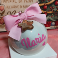 PALLINA IN VETRO CON CIONDOLO