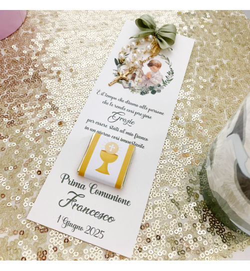 CIOCCOLATINI SEGNAPOSTO CON CORONCINA
