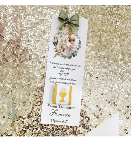 CIOCCOLATINI SEGNAPOSTO CON CORONCINA