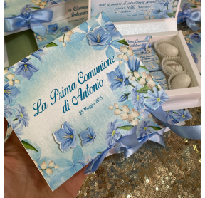 INVITO COFANETTO CONFETTI CIOCCOLATINI