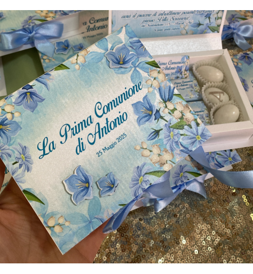 INVITO COFANETTO CONFETTI CIOCCOLATINI